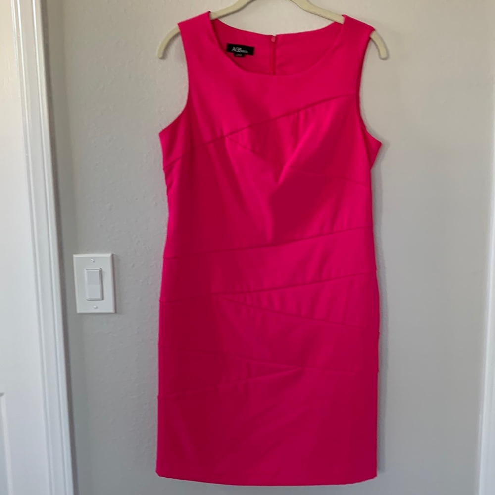 AGB Hot Pink Sleeveless Dress